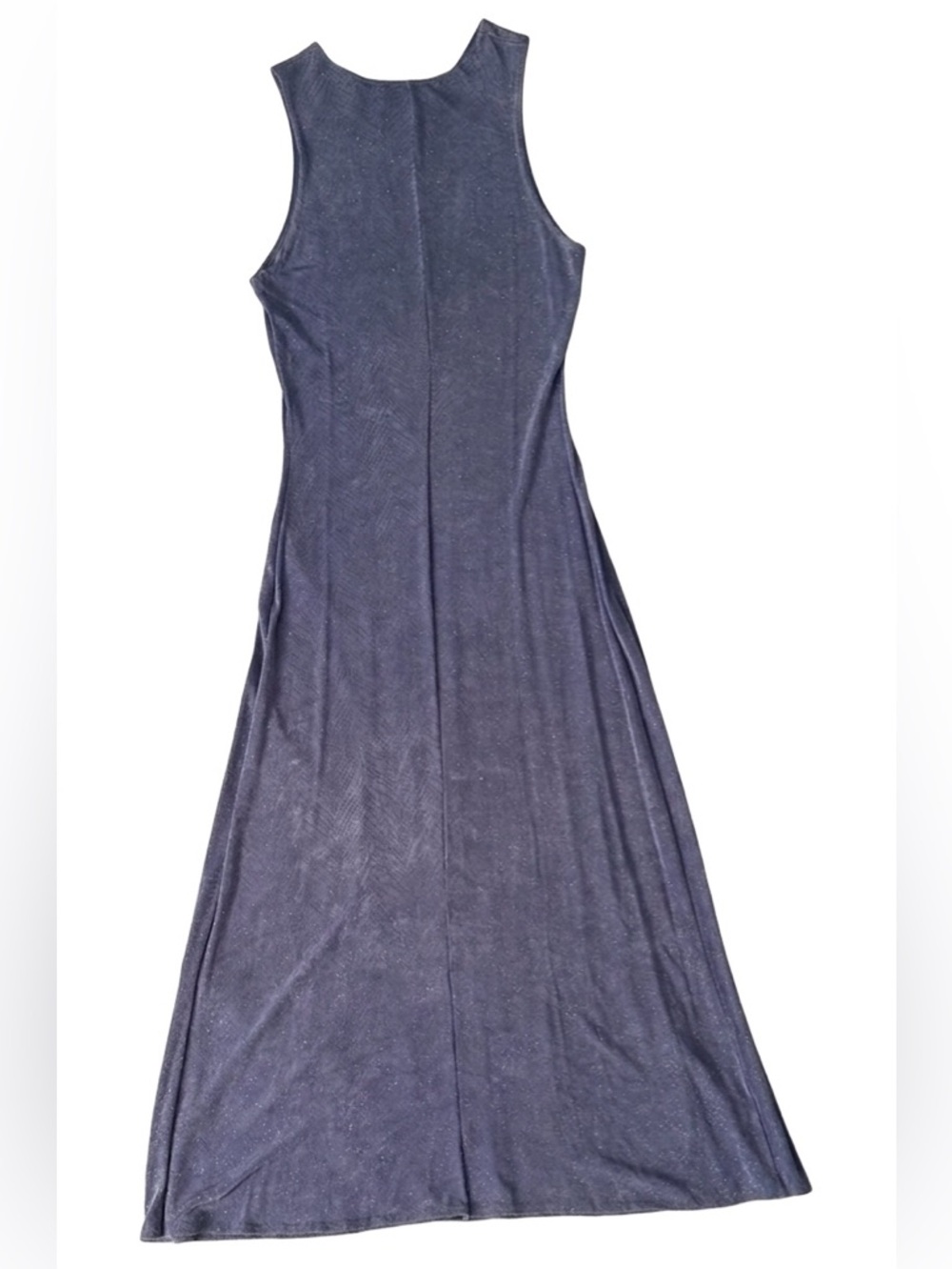 Sleeveless Glittery Purple Knit Maxi Dress - Unbranded - Picture 5 of 6